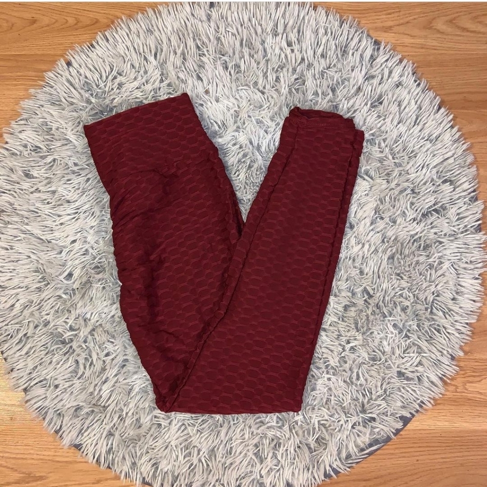 Anti Cellulite Leggings Burgundy